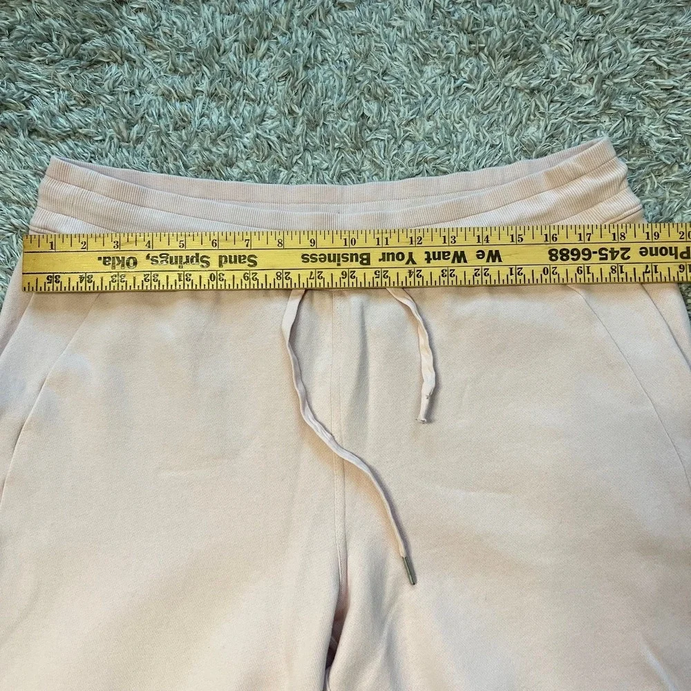 Lululemon Scuba High Rise Joggers Soft Pink 14 Cotton Fleece Lounge‎ Sweatpants